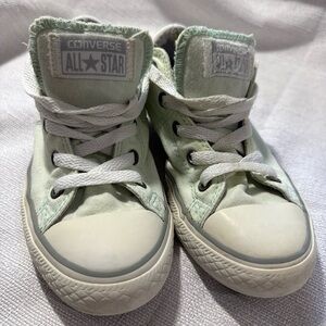 Converse Kids' Light Green All Star Sneakers